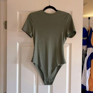 Olive green bodysuit